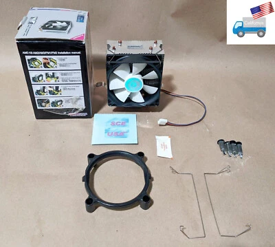 Evercool Copper Heatpipe CPU Cooler for Socket LGA 1150,FM1, AM2, AM3 HPR-9225EP - Image 1 of 4