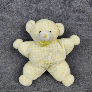 Kids Preferred Bear Night Night Lovey Plush Toy Yellow Star Moon Animal Alley - Picture 1 of 10