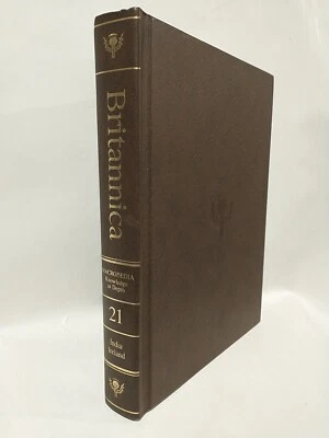 The New Encyclopedia Britannica 1989 Volume 21 India Ireland Leather Cover Book - Image 1 of 4