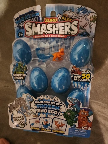 Zuru Smashers Dino Ice Age Surprise 8 Pack Smashers & Slime Surprise New Cover
