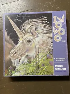 Vintage 1000 piece jigsaw puzzle MOON STALLION fantasy unicorn - Picture 1 of 7