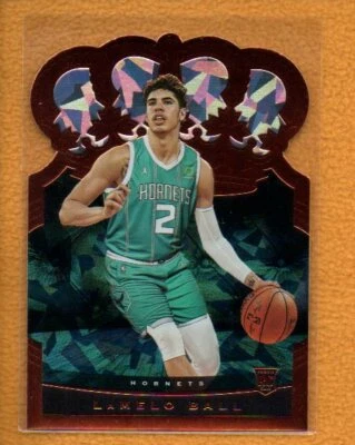 LaMelo Ball 2020-21 Panini Crown Royale Basketball Rookie Crystal RC #79 - Image 1 of 2
