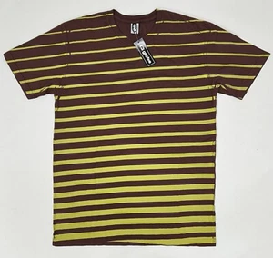 Vintage Globe Shoes Skateboarding Down Stripe Slim Fit Skate Tee New With Tag XL - Picture 1 of 14