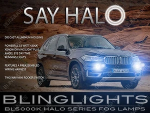 2014 2015 2016 BMW X5 Halo Fog Lamp Driving Light Kit F16 Angel Eyes - Picture 1 of 7