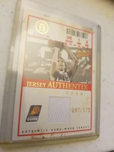 2004-05 Fleer Authentix Jersey /175 Steve Nash #JA-SN HOF M/NM Game Worn Jersey - Picture 1 of 2