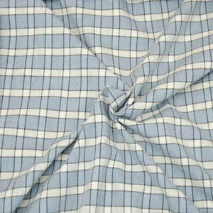 0,5m Flanell Karo Harry, blau, Hilco, A2500/78 (21,90 EUR/m) - Bild 1 von 2