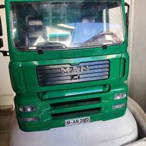 Bruder  Rear Loading Recycling Trash Garbage Truck Green Cab Made In Germany