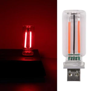 RX9001 USB Ambient Light LED Colorful Glass Bottle Light Night I3C2 S1A4 - Photo 1/7