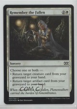 2020 Magic: The Gathering - Double Masters English Foil Remember Fallen #027 d4e