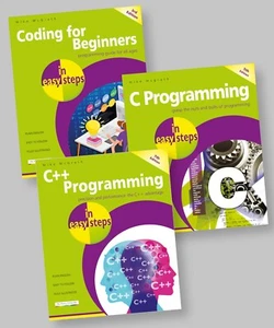 Coding for Beginners, C Programming, C++ Programming in easy steps - set bundle - Picture 1 of 4