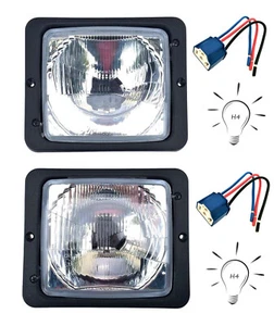 2x Faros de carretera Luz de cruce +H4 12V+ Montaje de lámpara 1AA004109021 - Imagen 1 de 12