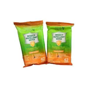 Personal Care Insect Repellent Natural Plant Based Wipes 84ct  total 2 Pk New - Picture 1 of 1