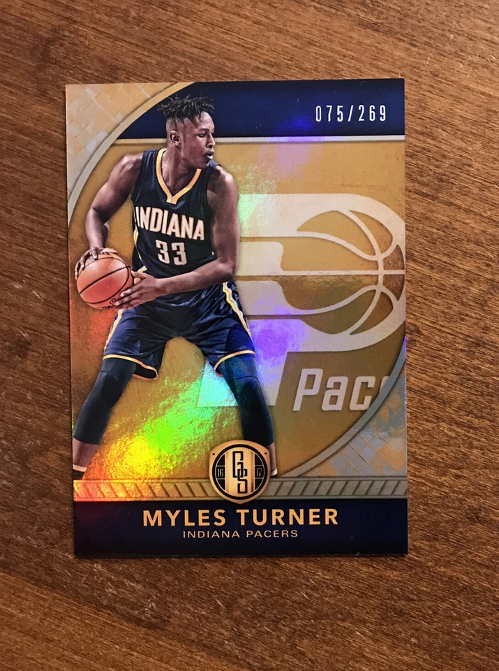 Myles Turner 2016-17 Panini Gold Standard #106 Indiana Pacers Bucks Texas /269 - Image 1 of 2