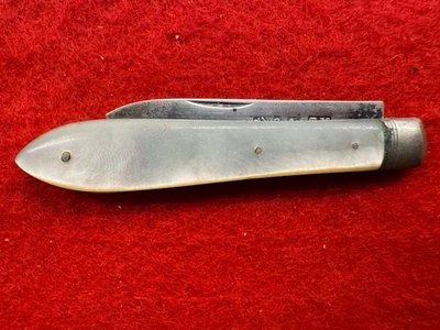 CUCHILLO GOTA LÁGRIMA FRUTA PLATA ESTERLINA Y FREGONA, MARPLES, BIRMINGHAM 1912 (238A) Foto 1 de 4