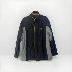 JCB Herren Arbeitsjacke Größe L schwarz strapazierfähig Outdoor Mantel robust warm - Bild 1 von 9