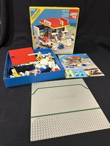 Lego System 6378 Shell Service Station von 1986 100% komplett mit Anleitung und Karton - Bild 1 von 9