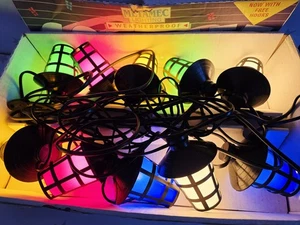 FKI British Coronet String Christmas Lights Lantern Outdoor 240V - Fully Working - Picture 1 of 7