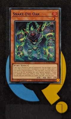 AGOV-EN008 Snake-Eye Oak Super Rare 1st Edition YuGiOh - Image 1 of 3