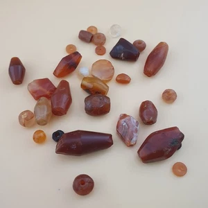 Cuentas de cornalina antiguas auténticas de Malí - Imagen 1 de 24