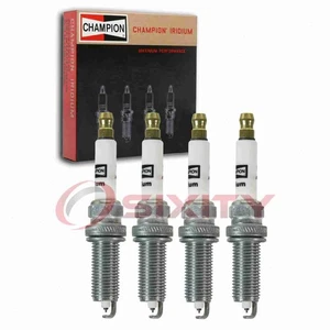 4 pc Champion Iridium Spark Plugs for 2015-2019 Volvo V60 2.0L L4 Ignition ua - Picture 1 of 5