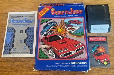 Bump 'n' Jump (Intellivision, 1983) - Authentic CIB (Missing Label) - Image 1 of 4