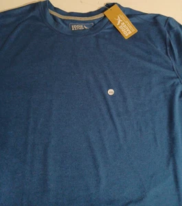 Men's  Eddie Bauer T-shirt 2XL Crew Neck Blue Chest 54 Inches Short Sleeve - Picture 1 of 8