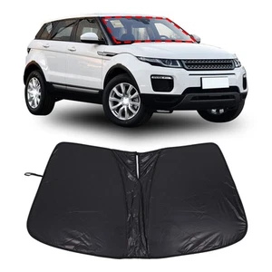 Black Car Front Windshield Sunvisor UV Proof Trim For Range Rover Evoque 2012-18 - Bild 1 von 8