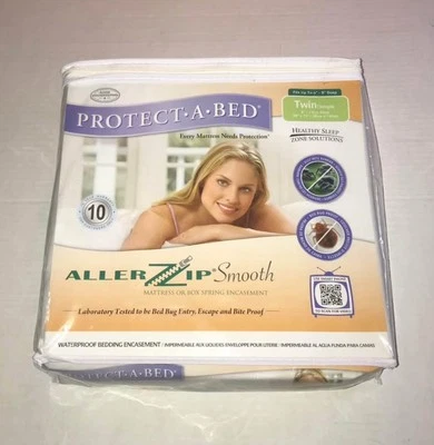 Protect-A-Bed базовый водонепроницаемый протектор для двуспальной кровати матраса - Изображение 1 из 4