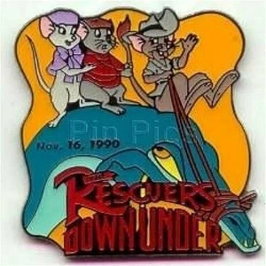 OLD Disney Pin Countdown to Millennium Rescuers Down Under Bernard Bianca Jake - Picture 1 of 1
