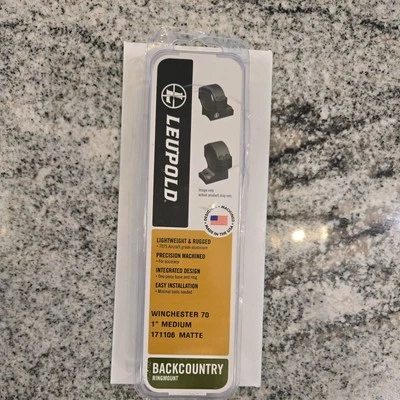 Montaje de anillo Leupold BackCountry Winchester 70 2 piezas 1 pulgada mediana 171106  Foto 1 de 4