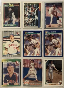 15 carte da baseball Bryan Harvey - Foto 1 di 4