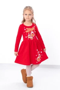 Girls’ Winter Dress – Perfect for Special Occasions & Photoshoots, Winter, N... - Picture 1 of 16