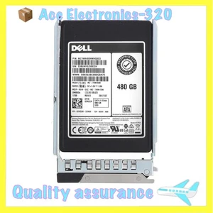 New Dell 2RGGR 02RGGR 480GB 2.5" SATA 6Gb/s MLC Mixed Use SSD Gen14 15 16 Kit - Picture 1 of 2