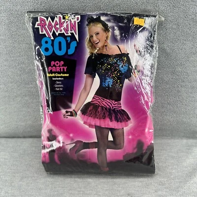 FUN WORLD - Disfraz Rockin' Pop Fiesta Años 80 Adulto Z2 Foto 1 de 4