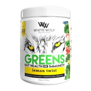 WHITE WOLF GREENS 60 SERVES - GUT HEALTH & IMMUNITY - Picture 1 of 5