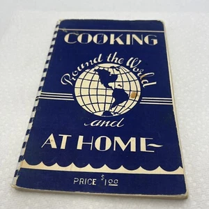 Cooking Round The World And At Home Cookbook Colorado Vintage - Picture 1 of 6