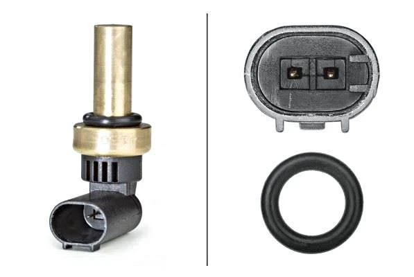 Coolant Temperature Sender Unit HELLA Fits OPEL VAUXHALL CHEVROLET Van 6338045 - Image 1 of 1