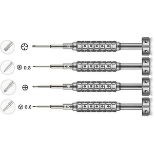 4 in 1 Mobile Phone Repair Opening Tools Kit Screwdriver for iPhone Smart Phone; - Picture 1 of 21