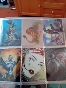 Comic Images Supreme 9 Card Chase Set Plus Promo - Picture 1 of 4