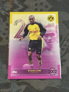 1x Evanilson /99  BVB Borussia Dortmund Topps Helden In Schwarz Gelb 22/23 - Picture 1 of 3