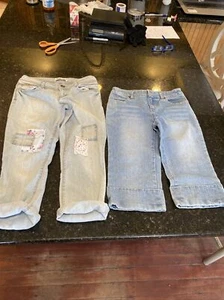 LEI DENIM JEANS Jr SZ 1 HIPSTER JEANS & Candies Girls Size 12 Denim Stretch - Picture 1 of 11