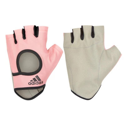 Adidas Womens Essential Gym Gloves Sports Weight Lifting Training - Pink - image 1 of 4
