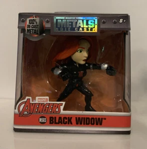 NEW Jada Toys Die-Cast Metals Black Widow 2.5" Inch Figure Avengers Marvel - Picture 1 of 3