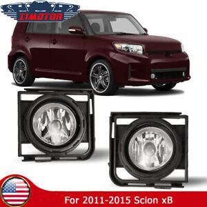 Fog Lights for 2011 2012 2013 2014 2015 Scion xB Driving Bumper Lamps w/Wiring
