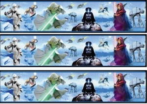 Cinta para tartas cumpleaños oblea - fondant Star Wars P2 - Imagen 1 de 1