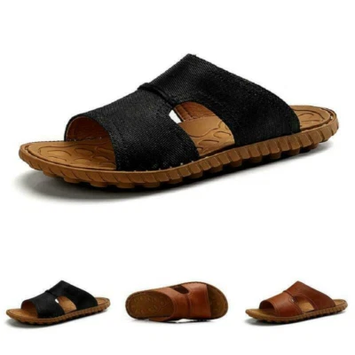 Zapatillas Para Hombre Zapatos Verano Retro Caminar Deportes Antideslizantes Playa Cordones Nuevas Foto 1 de 4