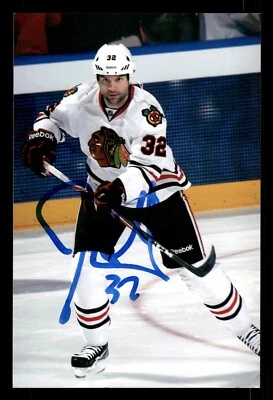 John Scott Autographed 4x6 Color Photo Chicago Blackhawks #32 A - Image 1 of 2