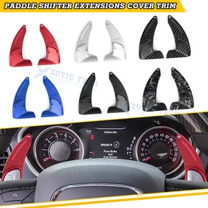 Carbon/Forged Look Paddle Shifter Cover Trim For Dodge Challenger Charger 2015+ - Bild 1 von 23