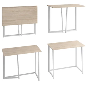 Foldable Desk Office Computer Work Study Home Folding Table - Picture 1 of 8