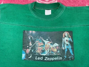 Vintage Led Zeppelin T-Shirt 70er Original Faded Large Rock Tee Named Ocean - Bild 1 von 8